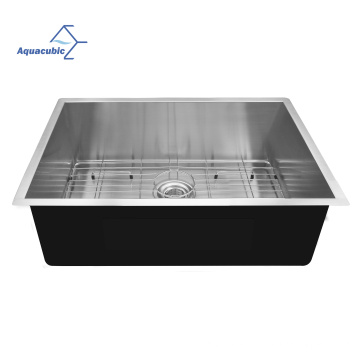 Popular Product Handmade Stainless Steel 304 Undermount Single Bowl Basin Bathroom Kitchen Sink